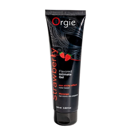 Оральный лубрикант со вкусом клубники на водной основе Orgie Lube Tube 100 мл - 1