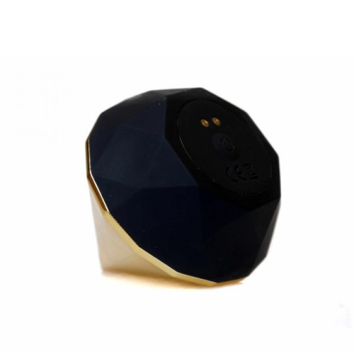 Вакуумный стимулятор для клитора золотистого цвета Boss series Diamond Air Massager - 6