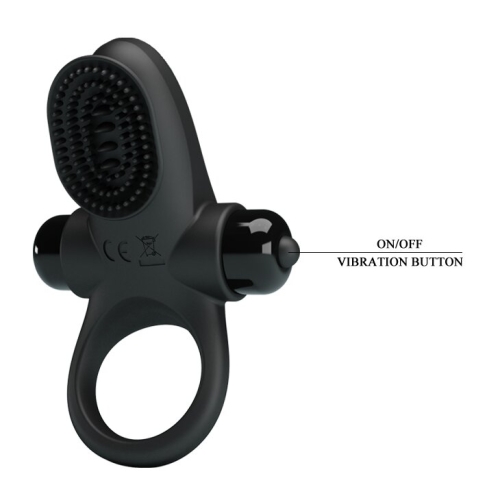 Кільце ерекційне з вібро-стимуляцією клітора Pretty Love Vibrant penis ring II BI-210205 - 8