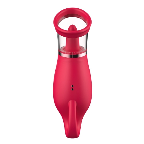 Вакуумный стимулятор з язычком Erospace Licking Tongue Suction Vibrator Sweet Play A18 - 8
