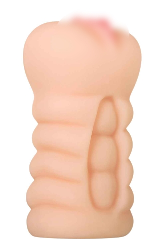 Мастурбатор анус и вагина с внутренними шариками телесного цвета Adam &amp;amp; Eve Adams tight stroker massage beads - 1