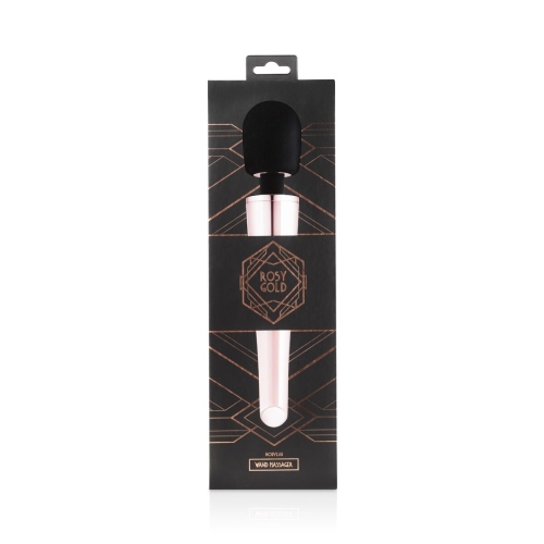 Вібромасажер мікрофон Ванд колір рожеве золото Nouveau Wand Massager - 9