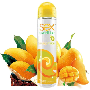 Смазка для орального секса на водной основе со вкусом манго и дыни Topco Sex Sweet Lube 197 мл