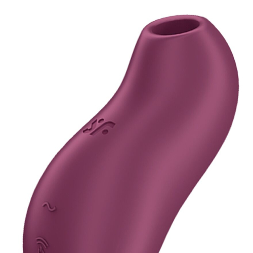 Вакуумный клиторальный стимулятор с вибрацией фиолетового цвета Satisfyer Pocket Pro 1 - 4