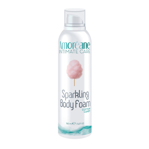 Масажна піна з ароматом солодкої вати Amoreane Sparkling Body Foam Cotton Candy 150 мл - 1