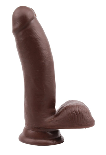 Фаллос на присоске реалистичный коричневый CHISA Sex Lure Brown - 2