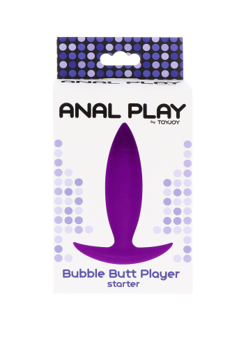 Анальний корок пурпурний Toy Joy Anal Play Bubble Butt Player Starter - 2