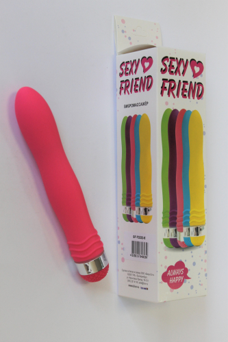 Вибратор вагинальный силиконовый цвет розовый Sexy Friend - 5