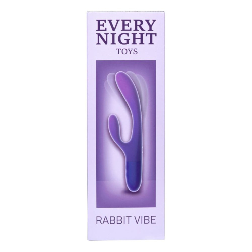 Вібратор кролик для точки G синьо-фіолетовий градієнт Every Night Toys - 4