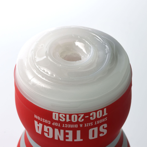 Мастурбатор червоного кольору Tenga SD Original Vacuum Cup - 2