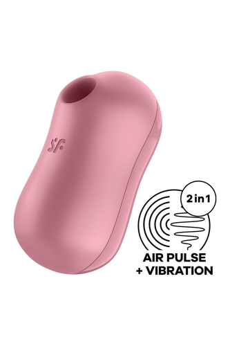 Вакуумный стимулятор Satisfyer Cotton Candy Light Red - 2