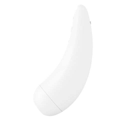 Вакуумный клиторальный стимулятор смарт Satisfyer Curvy 2+ White - 5