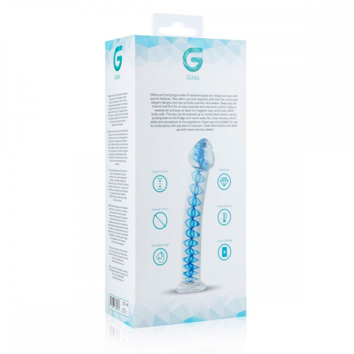 Фаллоимитатор стеклянный EasyToys Glass Dildo No.04 - 7