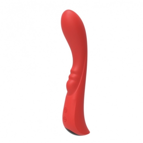 Вибратор вагинальный и для точки G красного цвета Cnt G spot Arouse - 3