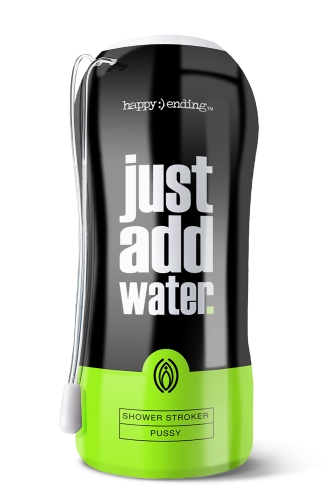 Мастурбатор вагіна тілесного кольору Happy Ending Just Add Water Shower Stroker Self Lubricating Pussy - 4