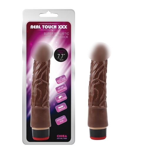 Вібратор реалістик коричневий Chisa 7.7 Vibe Cock - 1