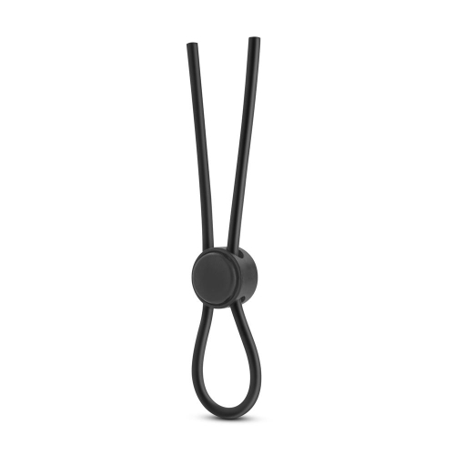 Регульоване ерекційне кільце чорне STAY HARD SILICONE LOOP - 3