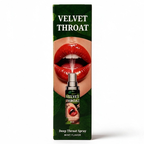 Спрей для глибокого мінету зі смаком м'яти Loveshop WOW Velvet Throat 50 мл - 3