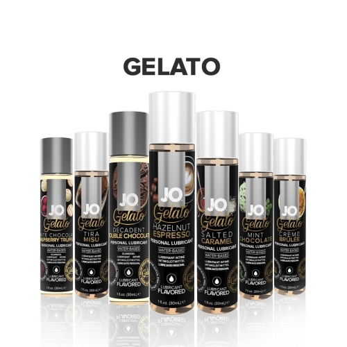 Лубрикант съедобный на водной основе вкус орехового эспрессо System JO GELATO 30 мл - 5