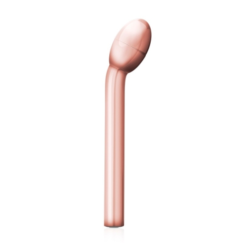Вибратор для точки G золотистого цвета Rosy Gold New G-spot Vibrator - 1