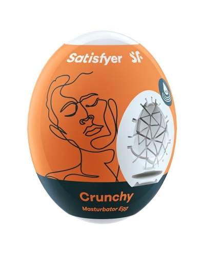 Мастурбатор яйце Satisfyer Masturbator Egg Single Crunchy - 1