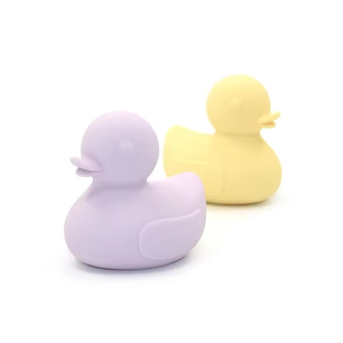 Вибратор для клитора в виде уточки силиконовый лавандового цвета Sweet Em - 2