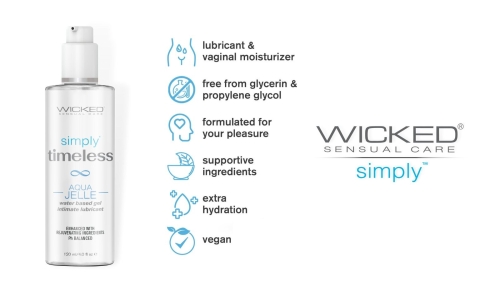 Лубрикант на водной основе с соком листьев алое Wicked Sensual Care 120 мл - 5