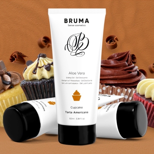 Оральний лубрикант для тривалого ковзання з алое віра зі смаком кексу Bruma Aloe Vera 100 мл - 3