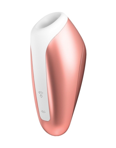 Мини вибратор вакуумный бесконтактный клиторальный розовый Satisfyer Love Breeze Copper - 4