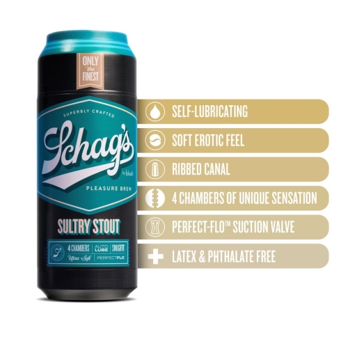 Самозмащувальний мастурбатор для пеніса Schag's by Blush Sultry Stout Frosted - 3