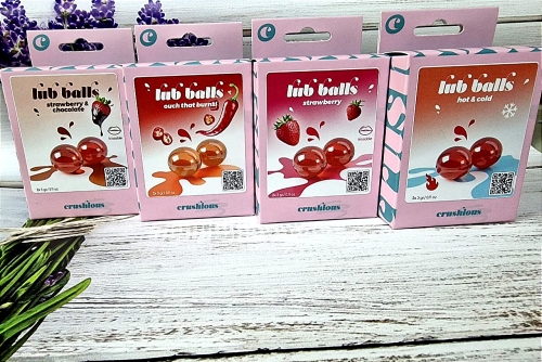 Возбуждающие взрывные шарики Crushious Balls lub Hot 2 штуки по 3 гр - 6