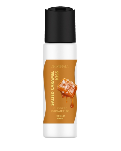 Оральный лубрикант со вкусом солёной карамели Driminals Kiss Salted Caramel 30 мл - 1