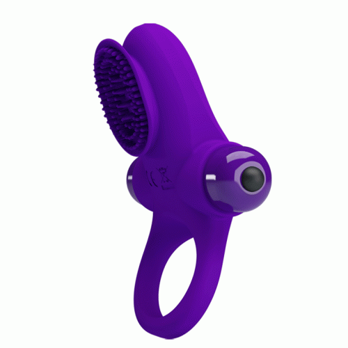 Кільце ерекційне з вібро-стимуляцією клітора Pretty Love Vibrant penis ring II BI-210205-1 - 7