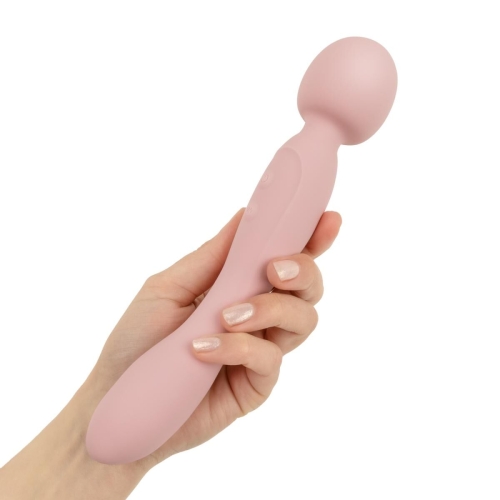 Вибратор-микрофон розовый Good Vibes Only SIMI Double-Sided Wand Vibrator - 8