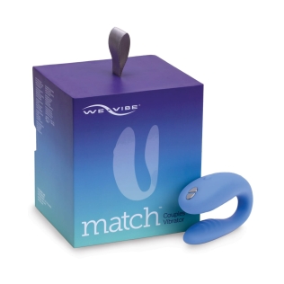 Вібратор для пар з пультом ДУ блакитний We-Vibe Match
