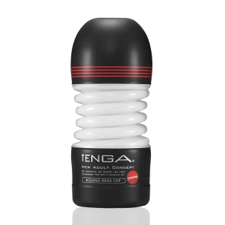 Мастурбатор для члена с интенсивной стимуляцией головки Tenga Rolling Head Cup STRONG