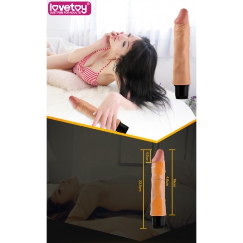 Вібратор гнучкий тілесний з водонепроникного силікону Lovetoy - 3