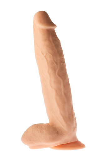 Большой фаллоимитатор реалистичный на присоске бежевый MR. DIXX GIANT GIO 11.8INCH DILDO - 3