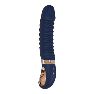 Вібратор із функцією нагрівання чорного кольору Dream Toys GODDESS COLLECTION NEREOS