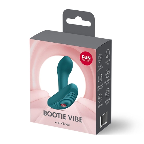 Анальна вібропробка зелена Fun Factory Bootie Vibe - 9