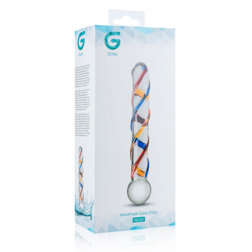 Дилдо скляний вагінальний Gildo Glass Dildo No 10 - 3