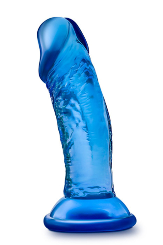 Фаллоимитатор 10/3 см реалистик на присоске синий B YOURS SWEET N SMALL 4INCH DILDO - 4