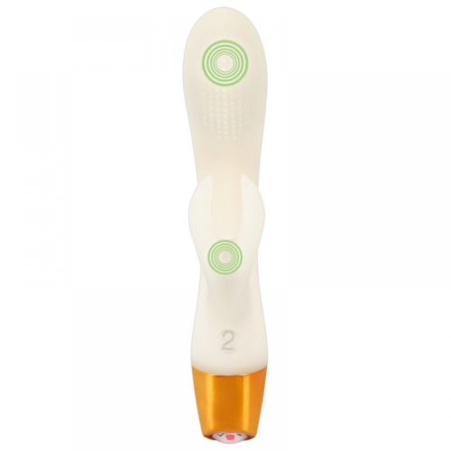 Вибратор кролик светящийся белый You2Toys GITD Rabbit Vibrator - 2
