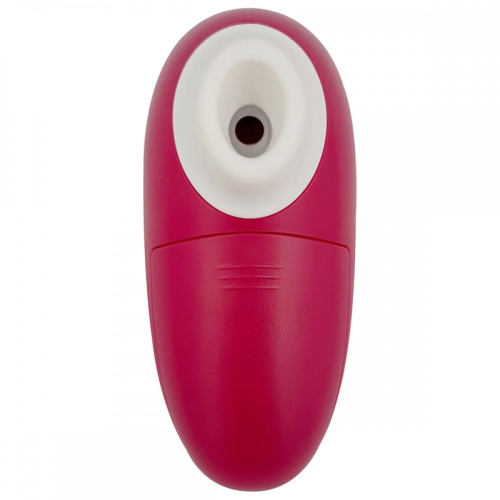 Вакуумний кліторальний стимулятор червоного кольору WOMANIZER Mini Wine - 3