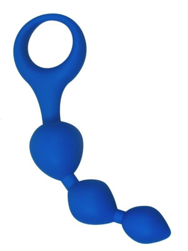 Анальні кульки Adrien Lastic Triball Blue - 1