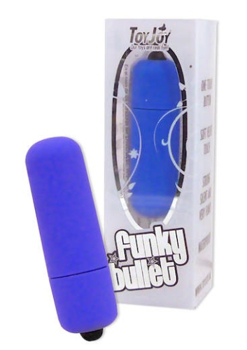 Віброкуль для стимуляції клітора пластиковий фіолетового кольору Toy Joy Funky - 3