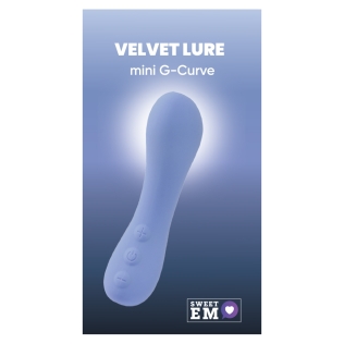 Мини-вибратор для точки G голубой Sweet Em mini G-Curve