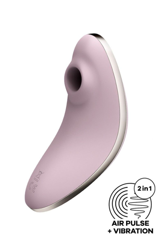 Вакуумный клиторальный стимулятор фиолетового цвета Satisfyer Vulva Lover 1 - 1
