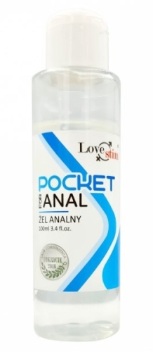 Анальний гель лубрикант на водній основі Love Stim POCKET FOR ANAL 100 мл - 1