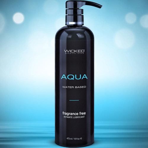 Лубрикант нейтральний на водній основі Wicked Sensual Care WICKED AQUA 473 мл - 2